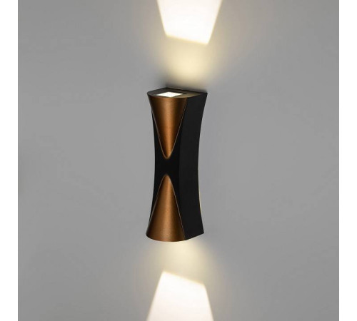 Накладной светильник Эра WL43 BK+GD Б0054422