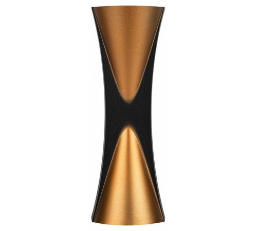 Накладной светильник Эра WL43 BK+GD Б0054422