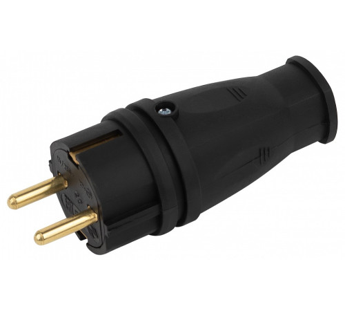 Вилка прямая с заземлением Эра VX10-B-IP44