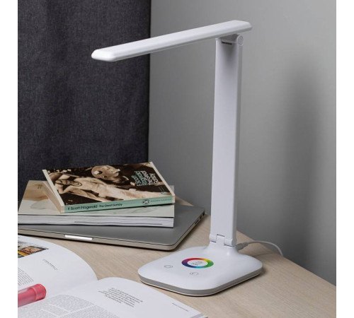 Настольная лампа офисная Эра NLED-502-11W-W