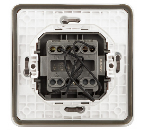 Выключатель двухклавишный с подсветкой Эра Эра Эксперт 11-1525-01