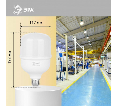 Лампа светодиодная Эра LED POWER T120-60W-4000-E27/E40 R