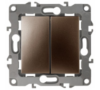 Переключатель перекрестный двухклавишный без рамки Эра Эра 12 12-1112-13