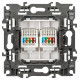 Розетка двойная Ethernet RJ-45 без рамки Эра Эра 12 12-3108-16