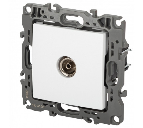 ТВ-розетка без рамки Эра Эра 12 12-3101-01М