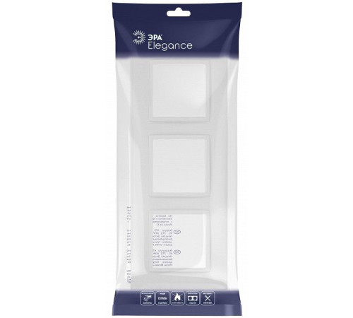 Рамка на 3 поста Эра Эра Elegance 14-5013-01М