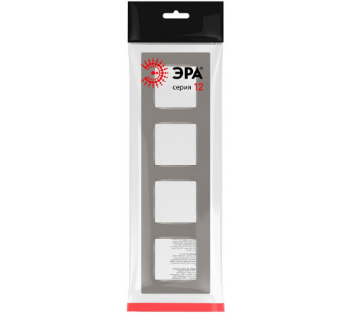 Рамка на 4 поста Эра Эра 12 12-5204-16