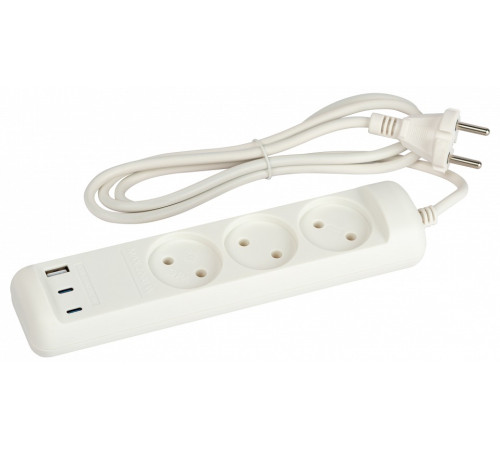 Удлинитель Эра U-3-1,5m-USB-W