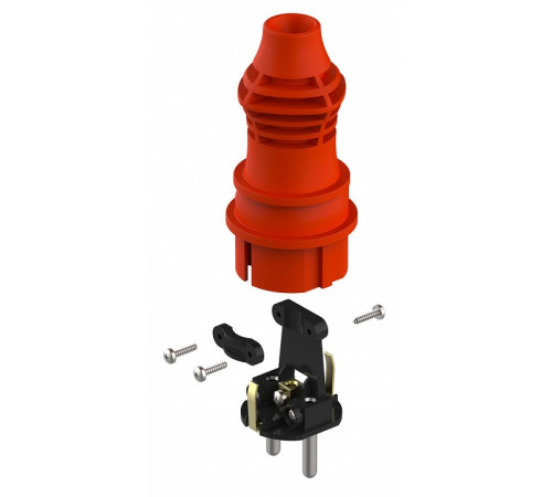 Вилка прямая с заземлением Эра VX13-R-IP44