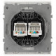 Розетка двойная Ethernet RJ-45 без рамки Эра Arktik 16-3108-01