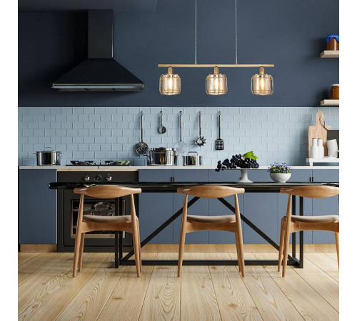 Подвесной светильник Escada Midland 10188/3S Brass