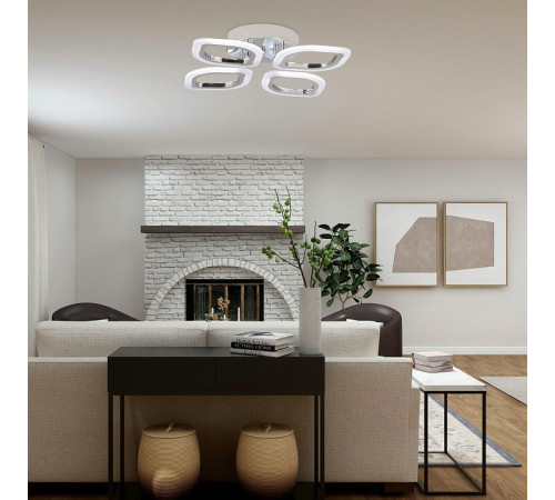 Люстра на штанге Escada 10222/4LED Chrome