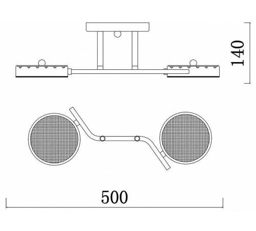 Светильник на штанге Escada Starlight 10273/2LED