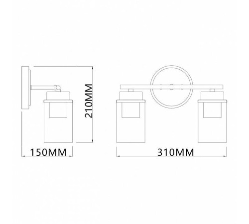 Бра Escada Dinasty 2118/2A