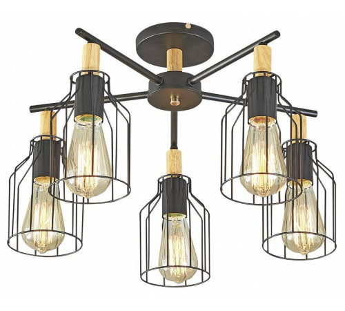 Люстра на штанге Escada Texas 469/5PL Black