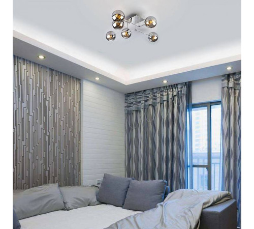 Потолочная люстра Eurosvet Evita 30140/6 хром