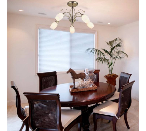 Люстра на штанге Eurosvet Ginevra 30280/5 античная бронза