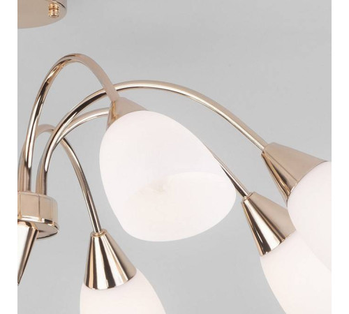 Люстра на штанге Eurosvet Ellene 30149/8 золото