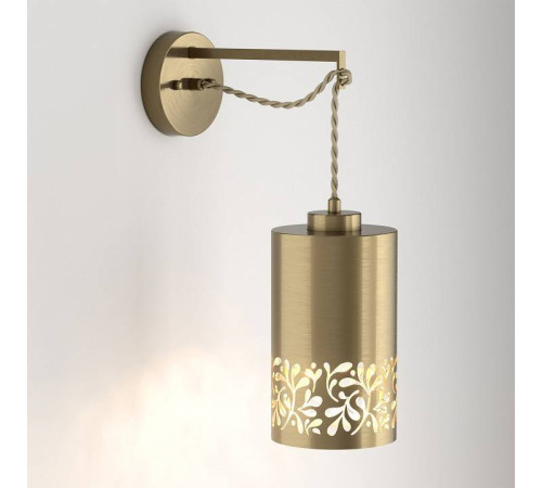 Бра Eurosvet Tracery 50071/1В античная бронза