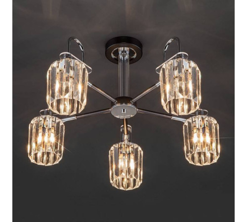 Люстра на штанге Eurosvet Tenia 70090/5 графит