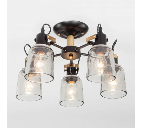 Потолочная люстра Eurosvet Astor 70111/5 черный