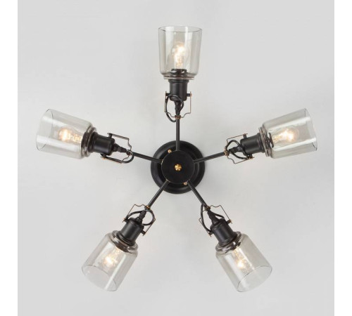 Потолочная люстра Eurosvet Astor 70111/5 черный