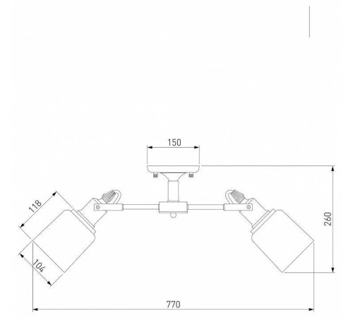 Потолочная люстра Eurosvet Astor 70111/8 черный