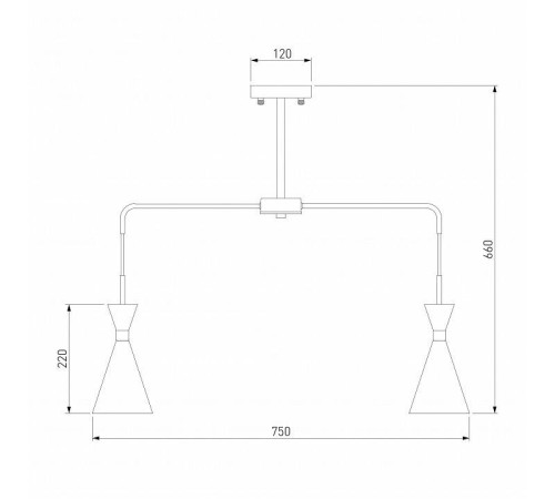 Люстра на штанге Bogate's Glustin 316/6