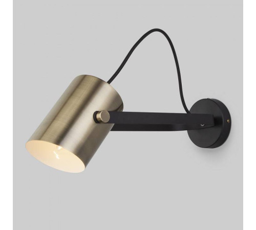 Светильник на штанге Eurosvet Italio 20092/1 черный/античная бронза