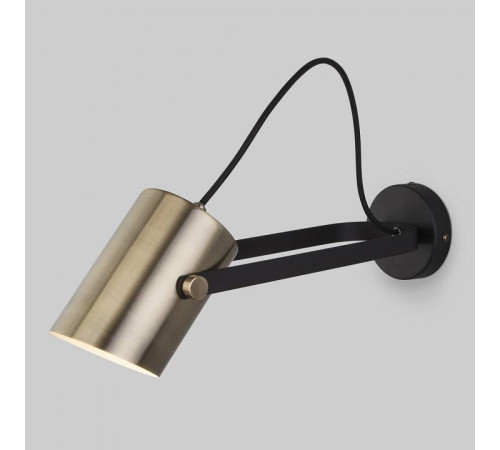 Светильник на штанге Eurosvet Italio 20092/1 черный/античная бронза