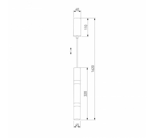 Подвесной светильник Eurosvet Axel 50210/1 LED белый
