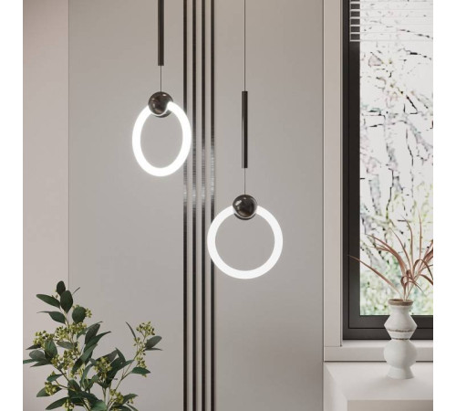 Подвесной светильник Eurosvet Rim 90165/1 черный жемчуг