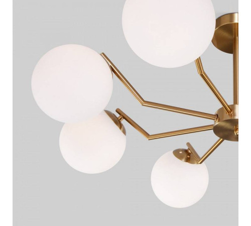 Люстра на штанге Eurosvet Frost 70154/8 латунь