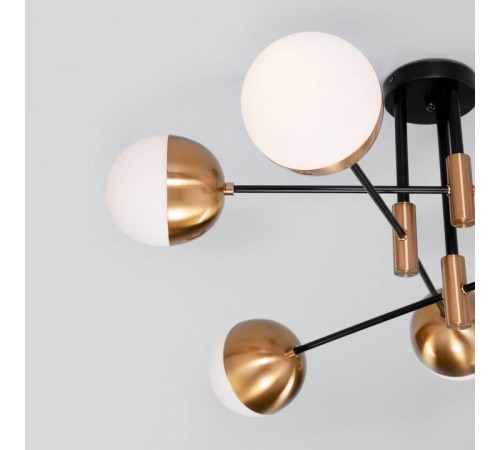 Потолочная люстра Eurosvet Nuvola 70129/6 латунь