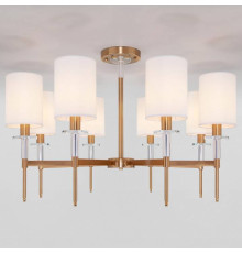 Люстра на штанге Eurosvet Brielle 60132/8 латунь 60132/8