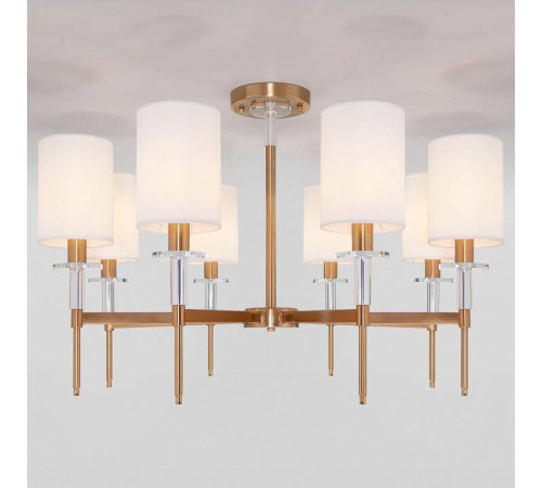 Люстра на штанге Eurosvet Brielle 60132/8 латунь 60132/8