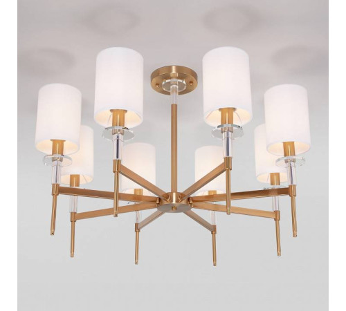 Люстра на штанге Eurosvet Brielle 60132/8 латунь 60132/8