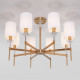 Люстра на штанге Eurosvet Brielle 60132/8 латунь 60132/8