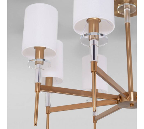 Люстра на штанге Eurosvet Brielle 60132/8 латунь 60132/8