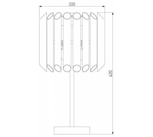 Настольная лампа декоративная Bogate's Castellie 01106/3