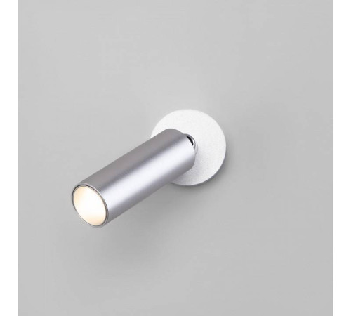 Спот Eurosvet Pin LED серебро 20133/1