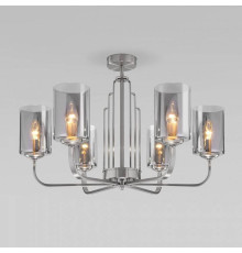 Люстра на штанге Eurosvet Defi 60138/6 сатин-никель