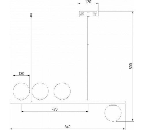 Светильник на штанге Eurosvet Fredo 70136/4 белый