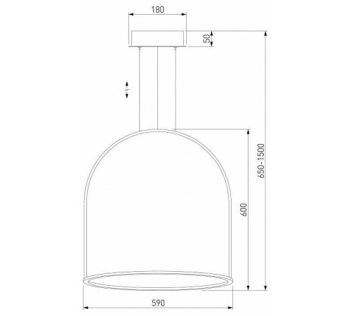 Подвесной светильник Eurosvet Over 90323/1 черный
