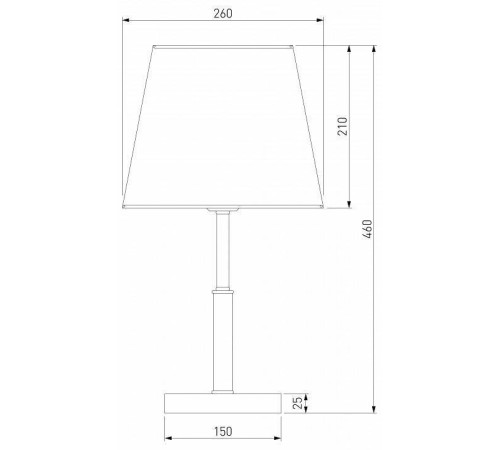 Торшер Eurosvet Ozark 01155/1 латунь