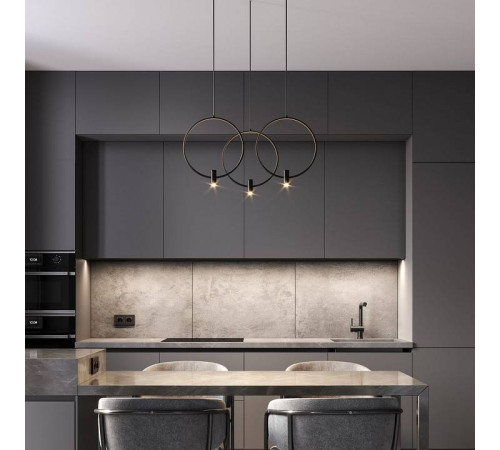 Подвесной светильник Eurosvet Layla 50257/3 LED черный