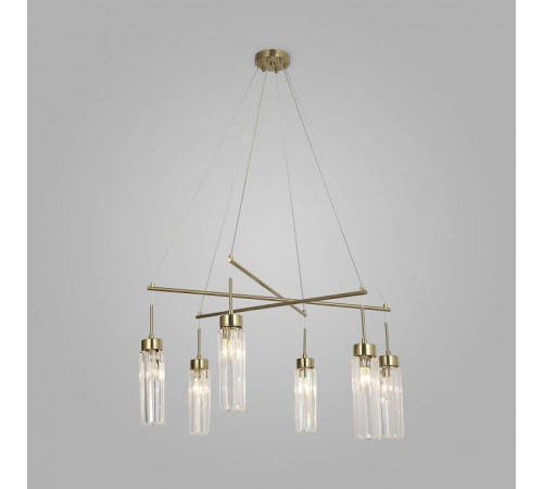 Подвесная люстра Eurosvet Gilian 60163/6 латунь