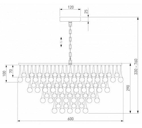 Подвесная люстра Bogate's Gutta 476/8