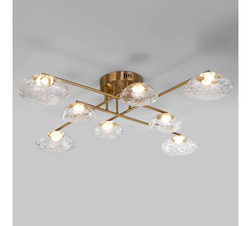 Потолочная люстра Eurosvet Ripple 50389 LED латунь