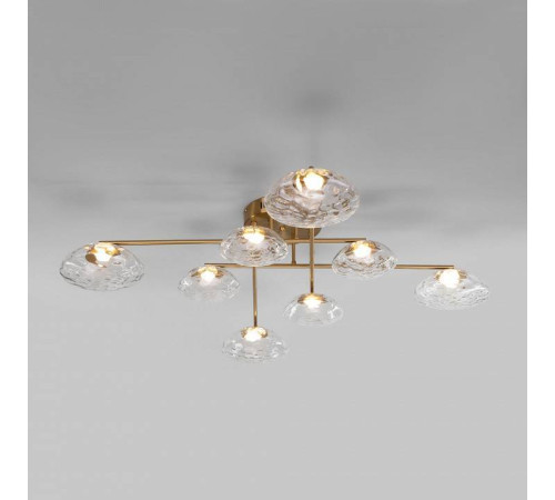 Потолочная люстра Eurosvet Ripple 50389 LED латунь